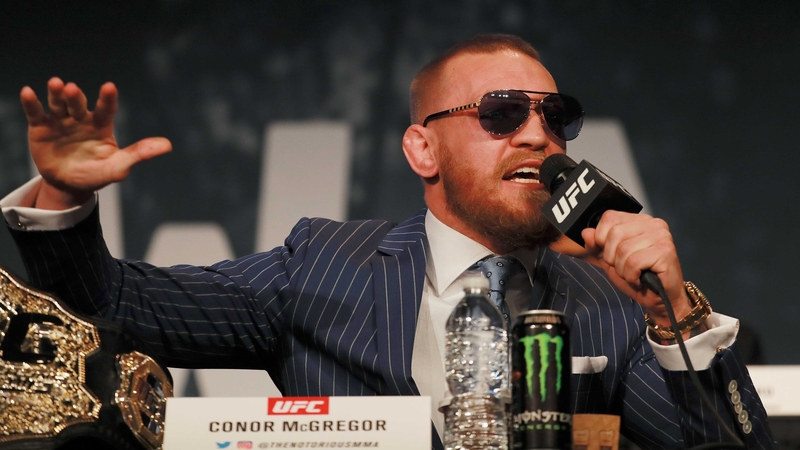 Conor McGregor at Tuesday's press conference