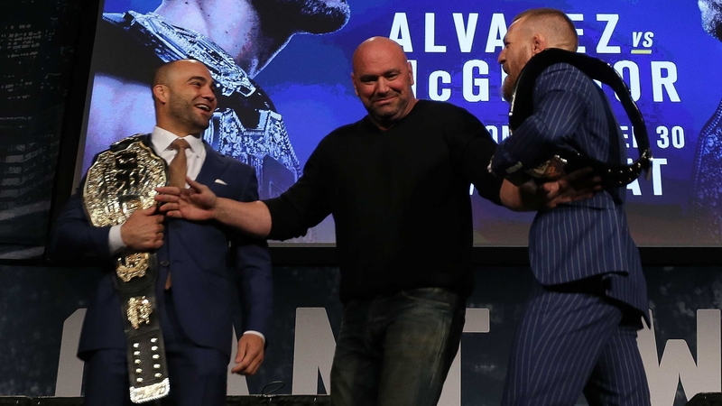 Conor McGregor is the favourite for his bout against Eddie Alvarez