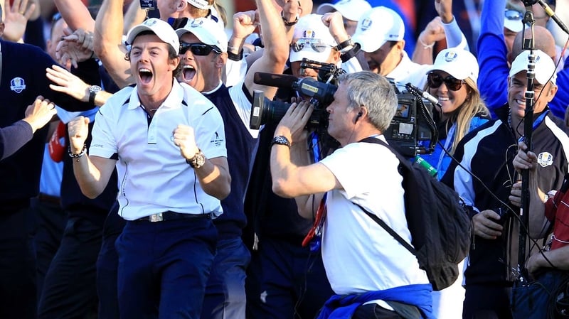 Rory McIlroy: 'I want the boys to look at the board and see blue beside my name.'