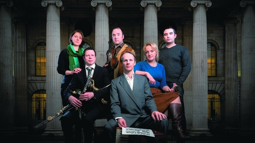 Lorcán Mathúna and the creators of Visionaries 1916