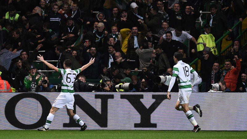 Kieran Tierney grabbed the second for Celtic