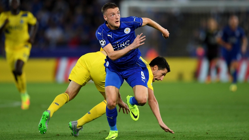 Jamie helped Vardy fired Leicester to the Premier League title last season