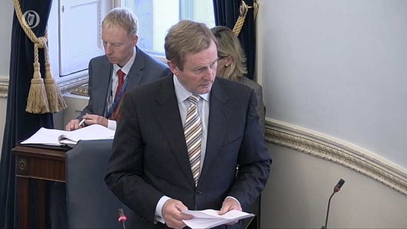Enda Kenny said while the country had many reasons to be positive about the future