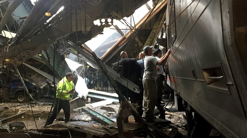 The crash happened during the morning rush hour