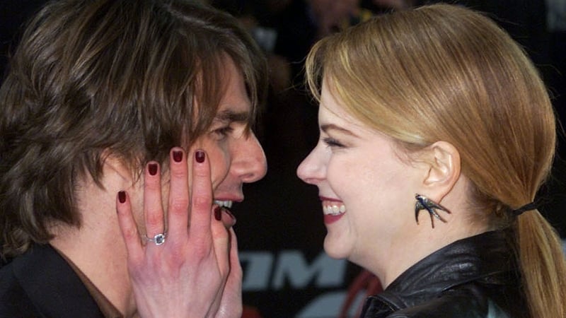 Kidman with Cruise at the Sydney premiere of Mission: Impossible 2 in May 2000 - "I had two kids by the time I was 27 and I'd been married for four years"