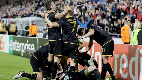 Dundalk scored the winner in the 72nd minute
