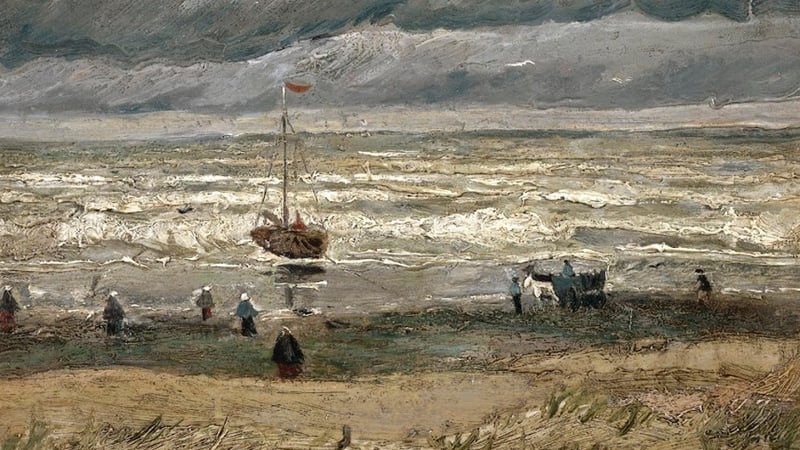 One of the recovered works: View of the Sea at Scheveningen (Pic: Van Gogh Museum, Amsterdam)