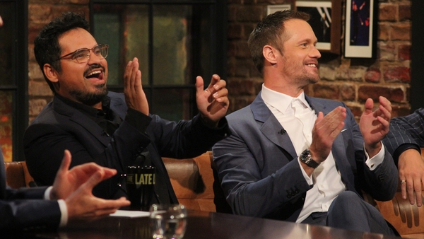 Alexander Skarsgård, Michael Peña & John Michael McDonagh