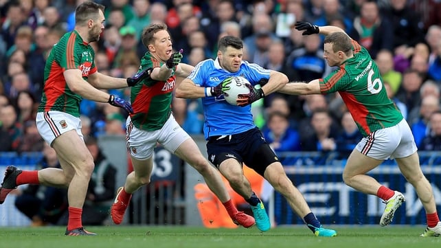 Kevin McManamon was a constant threat to the Mayo defence