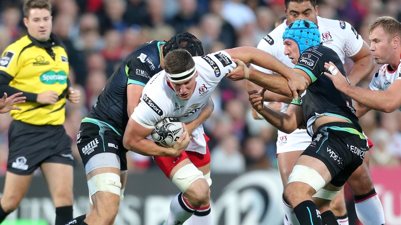 Robbie Diack in action