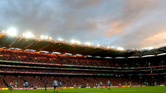 It was a full house for an October final replay