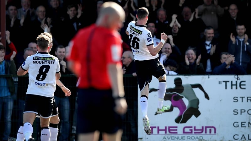 Ciaran Kilduff celebrates his goal