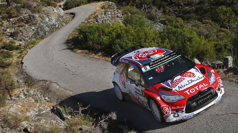 Breen in his Abu Dhabi Total WRT Citroen DS3
