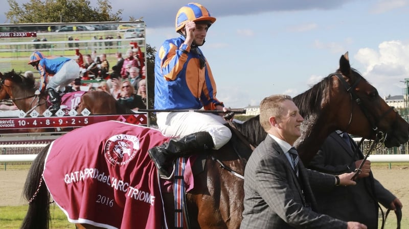 Ryan Moore celebrates aboard Found