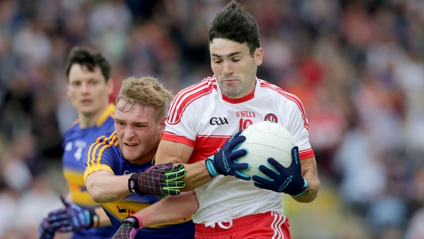 Danny Heavron scored four points in Derry's defeat to Tipperary