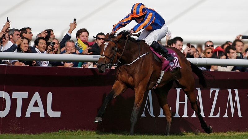 The brilliant Found winning the Prix de l'Arc de Triomphe