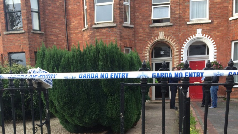 The scene has been sealed off for a forensic examination