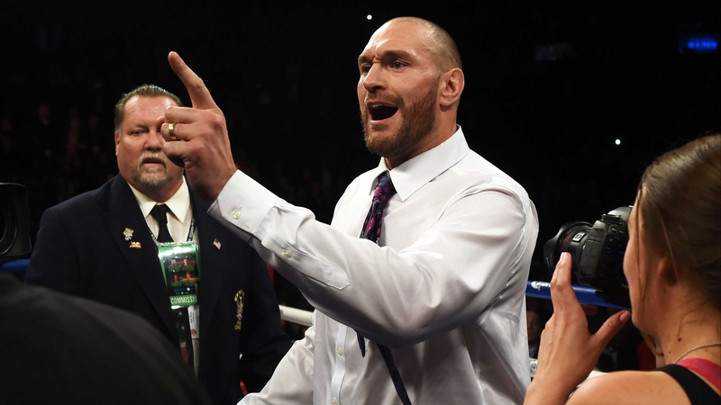 Tyson Fury is 'coming back to take on all bums'