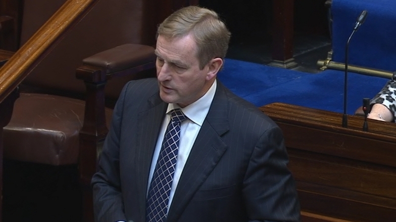 Enda Kenny said the deal would be accompanied by a declaration that it would not affect public services, labour rights or environmental protection