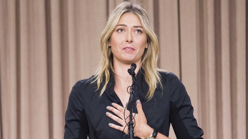 Maria Sharapova announces her doping violation in March
