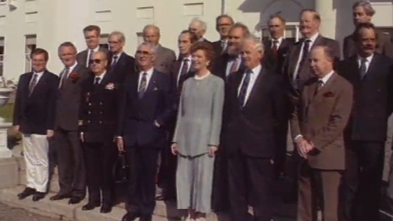16 Chieftains of Ireland with President Robinson 1991