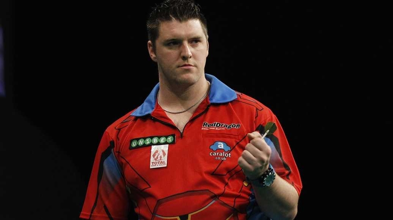 Daryl Gurney had a 3-0 win over Steve West (Pic: Lawrence Lustig/PDC)