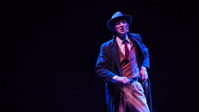 Declan Gorman performing at The Garden of Genius festival, Yasnaya Polyana, Russia