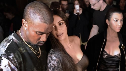 Kanye West and Kim Kardashian
