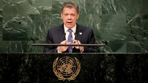 Juan Manuel Santos has promised to revive to peace plan