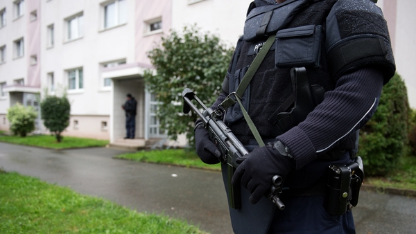 Police detained three people but the suspect remains at large