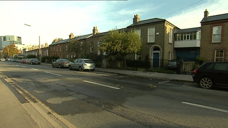 The incident happened on the Shelbourne Road in Dublin shortly after midnight
