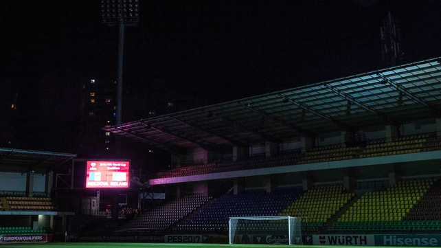 The calm before the storm - Stadionul Zimbru lies in wait.