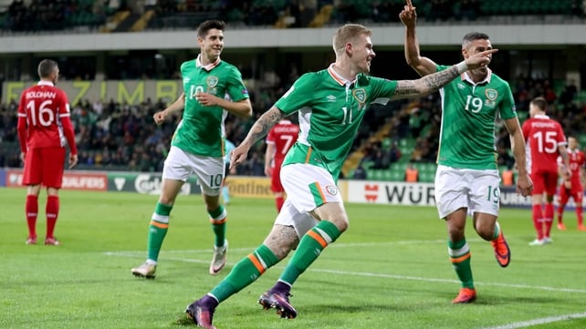 James McClean's second goal of the game made sure of the points for Ireland