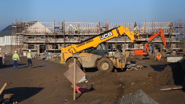 Ulster Bank's Construction Purchasing Managers' Index rose to 56.7 in November, up from 54.5 in October