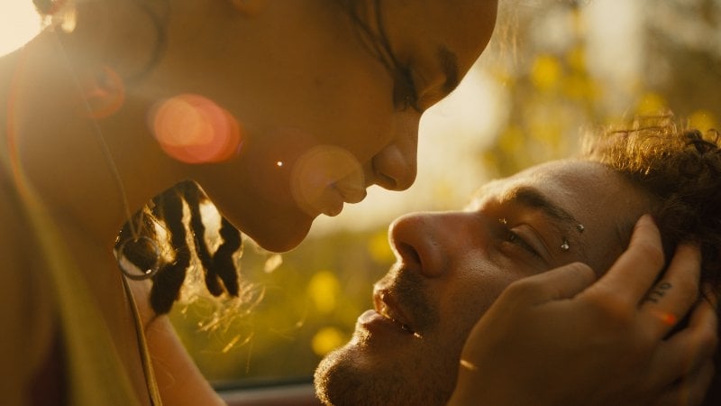 Newcomer Sasha Jane and Shia LaBeouf in American Honey