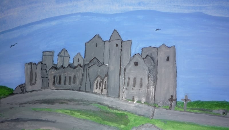 Pictured: The Rock of Cashel by Helen Bowes