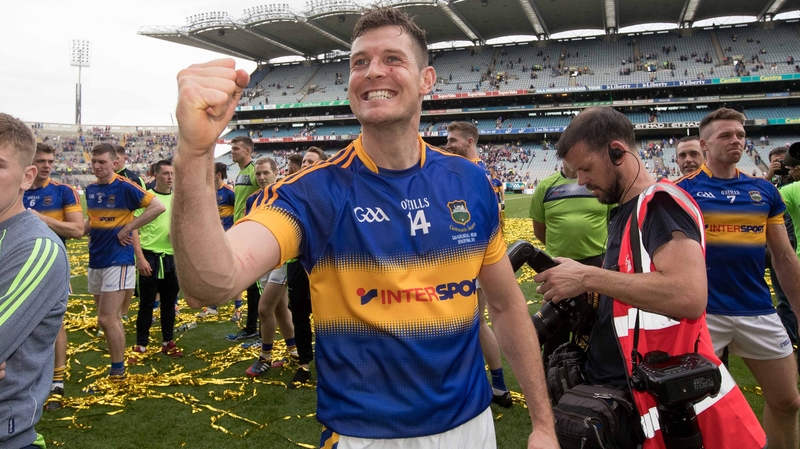 Tipp star Callanan celebrates winning the All-Ireland win over Kilkenny
