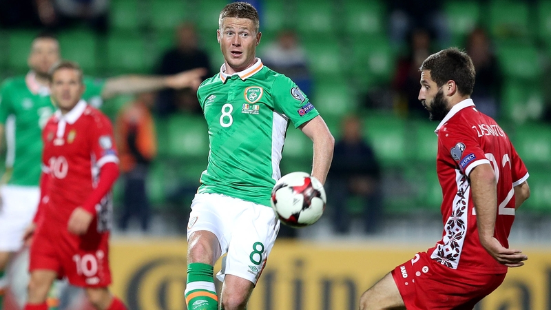 James McCarthy left the Ireland squad ahead of the Wales game