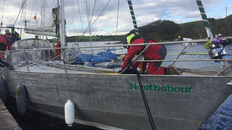 The Northabout sailed into Clew Bay this afternoon, at the conclusion of a four-month voyage