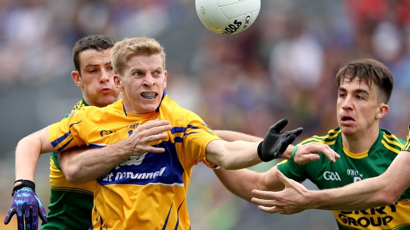 Podge Collins on football duty for Clare against Kerry