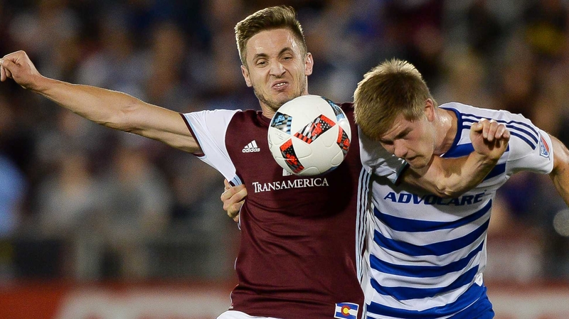 Kevin Doyle (L) was on song for Colorado Rapids