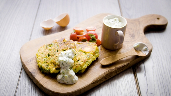 Courgette, Feta & Sweetcorn Fritters