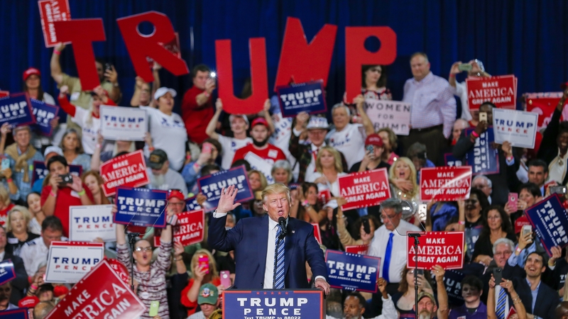 Donald Trump has cast himself as the victim of a "smear campaign"