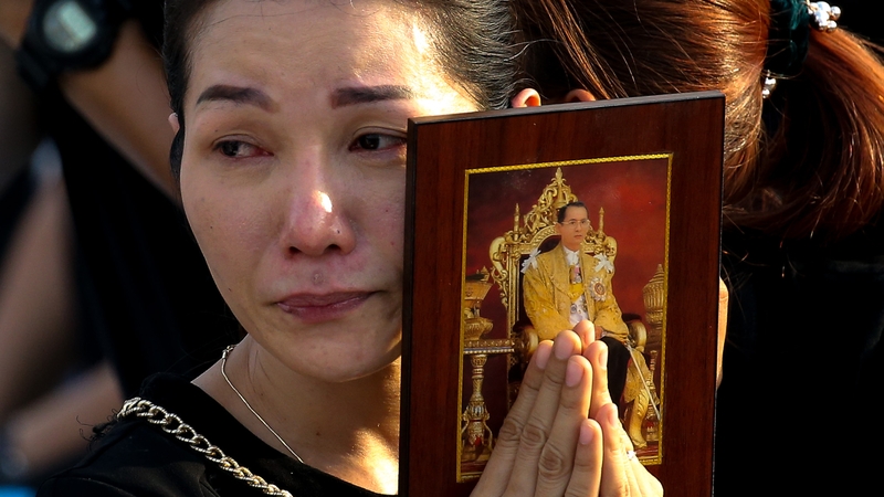 One year of official mourning has begun in Thailand