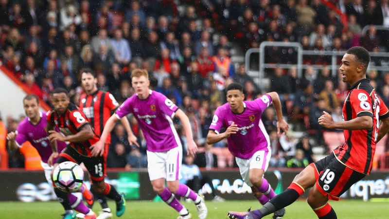 Junior Stanislas scores from the spot