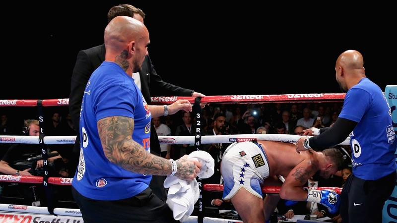 Tony Bellew left the ring immediately after his win to confront David Haye