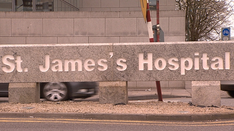 The man was taken to St James's Hospital, but was later pronounced dead