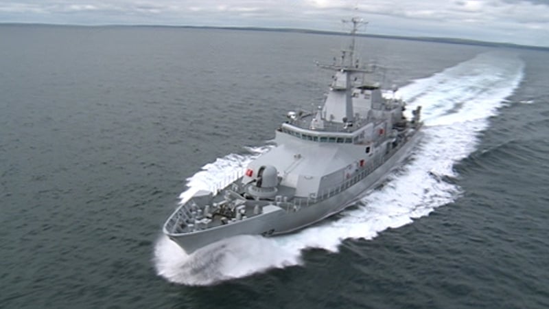 The LÉ William Butler Yeats replaces the LÉ Aisling in the naval fleet (Pic: Defence Forces)