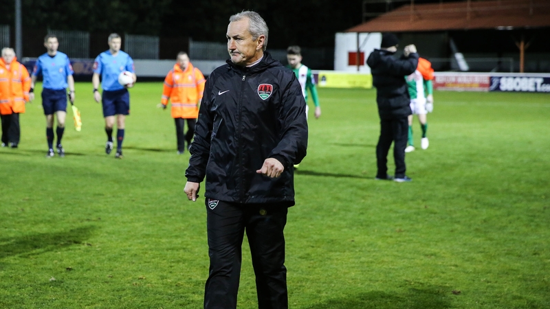 John Caulfield walks off the pitch accepting that Cork's push to be champions is over
