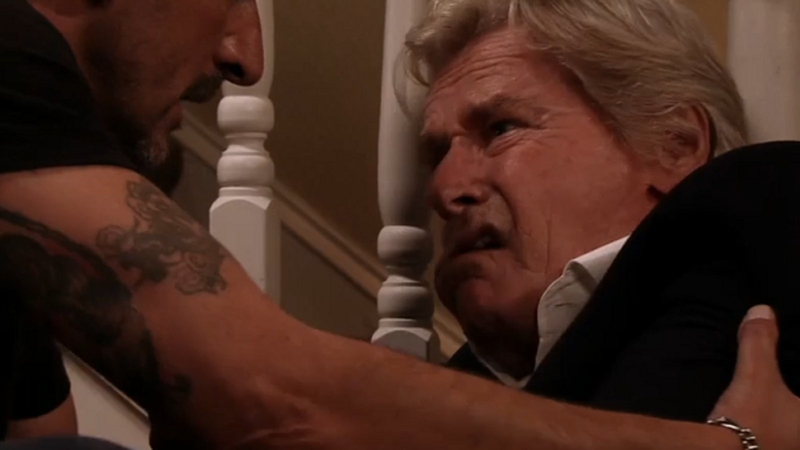 The moment Ken Barlow suffers a stroke